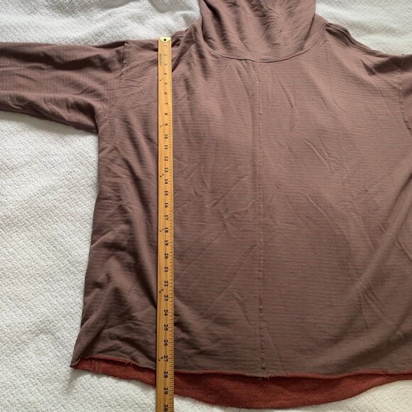 NEW Mododoc striped cowl‎ neck mid weight long sleeve pullover sweatshirt - Picture 9 of 9